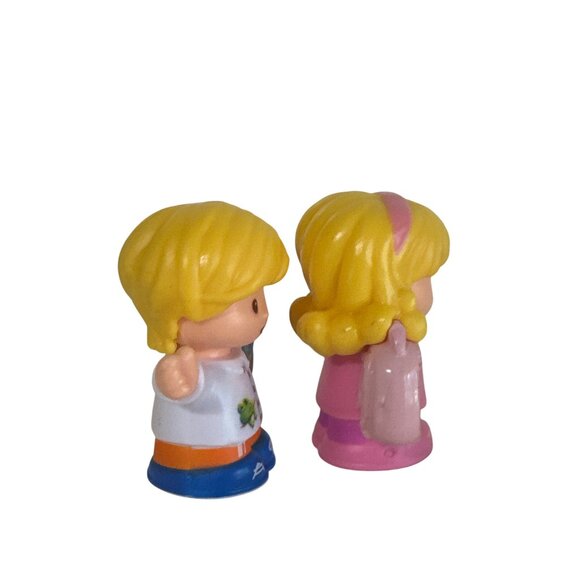Fisher Price Little People School Eddie Sarah Lynn Twins Backpacks 2016 Figures - Picture 2 of 5